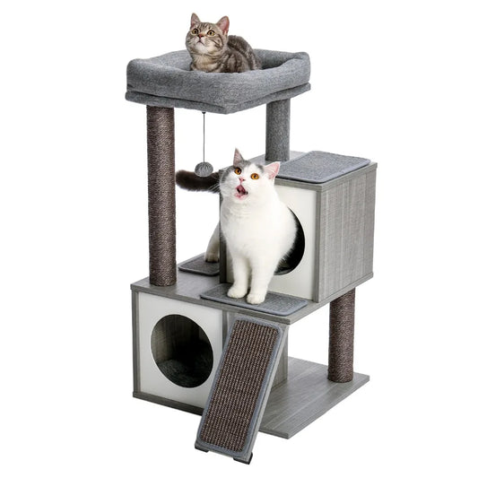 Unique Design Cat House/ Scratcher and toys
