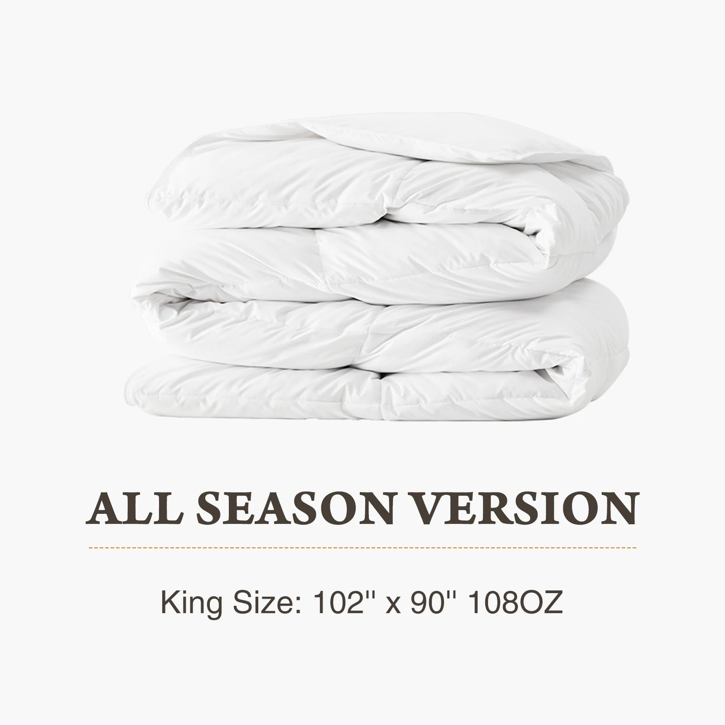 Comforter All Season with Corner Tabs Box Stitched Easy Washing 