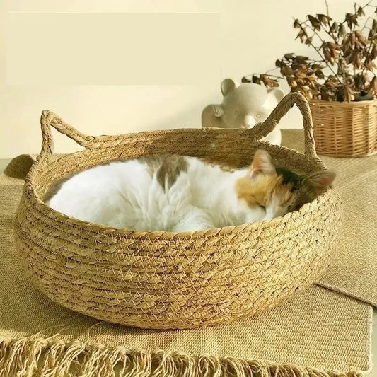 Handmade Vine-Woven  Cat Nest For All Seasons