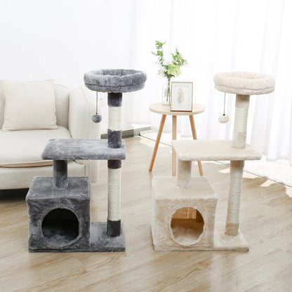 Unique Design Cat House/ Scratcher and toys