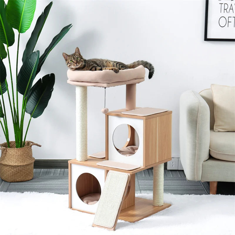 Unique Design Cat House/ Scratcher and toys