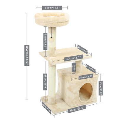 Unique Design Cat House/ Scratcher and toys
