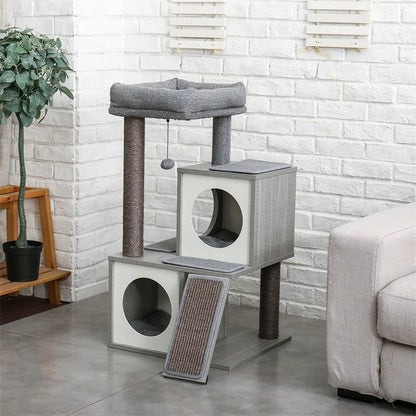 Unique Design Cat House/ Scratcher and toys