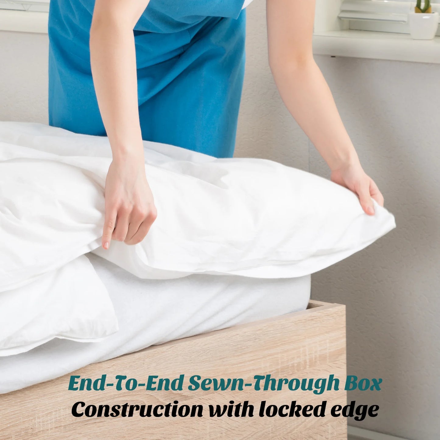 Comforter All Season with Corner Tabs Box Stitched Easy Washing ﻿