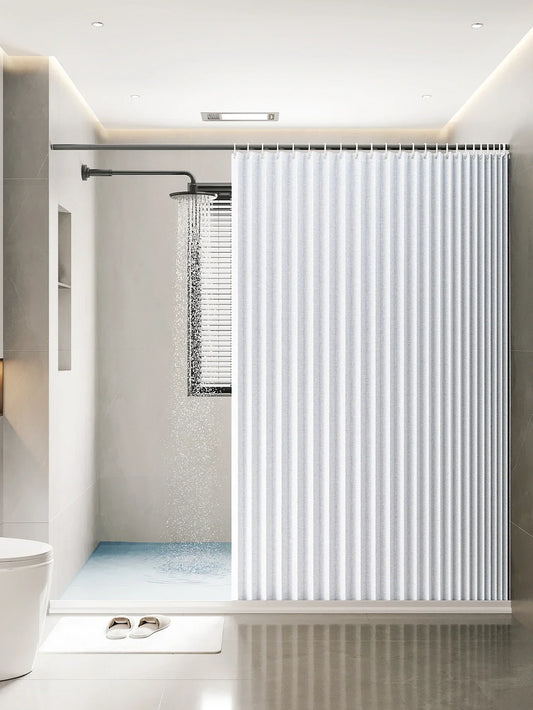 1PC folding shower curtains