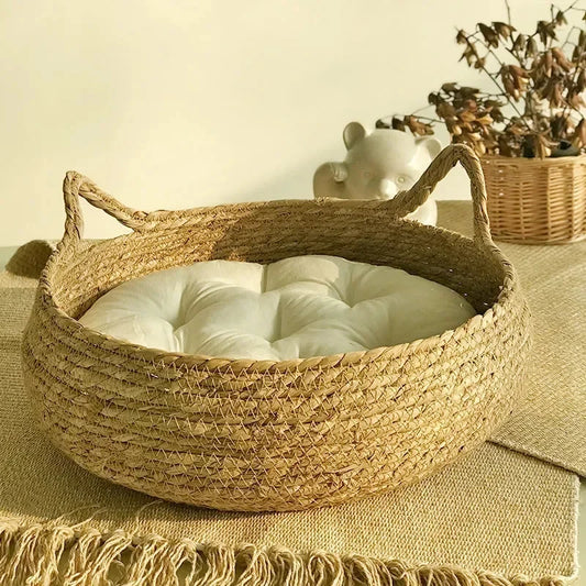 Handmade Vine-Woven  Cat Nest For All Seasons