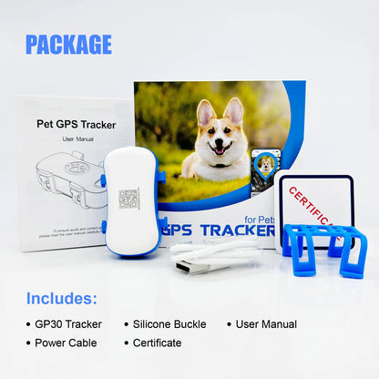 ‌4G GPS Tracker for Pets - Waterproof Smart Locator with App, with Subscription