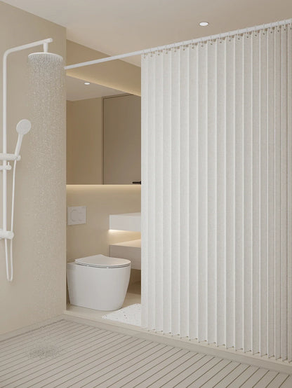 1PC folding shower curtains