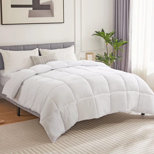Comforter All Season with Corner Tabs Box Stitched Easy Washing ﻿