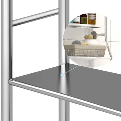 Over Toilet Storage Shelf,2/3-Tier Freestanding with Paper Holder