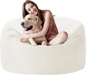 Giant 7FT Soft Velvet Bean Bag Chair