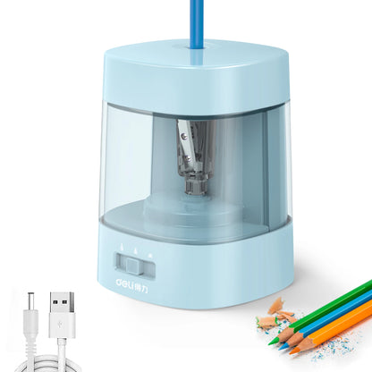 Adjustable Thickness Electric & Battery Operated Pencil Sharpener