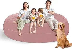 Giant 7FT Soft Velvet Bean Bag Chair