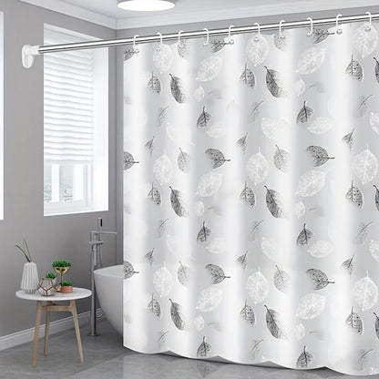 Clear Shower Liner PEVA / Waterproof/ Mould Proof with Hooks