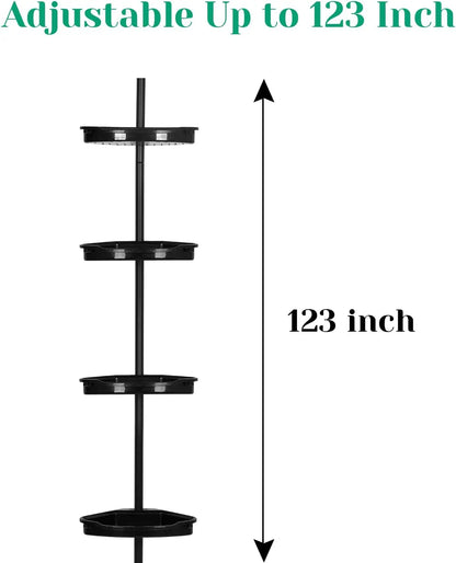 4-Layer Telescopic Corner Storage Rack