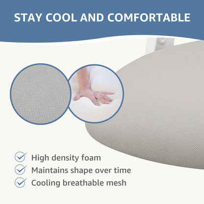 Mesh Ergonomic Office Chair Flip-up Arms Adjustable Headrests Comfortable Lumbar Support
