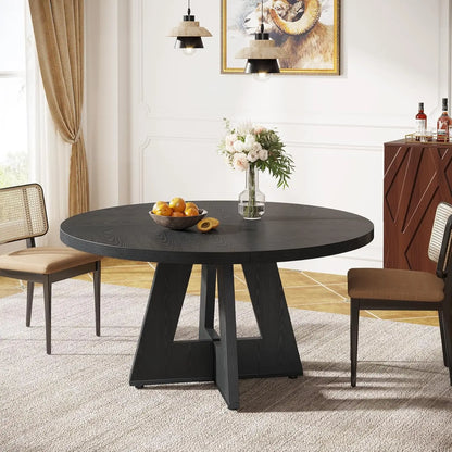 Rustic 47 Inch Round Dining Table
