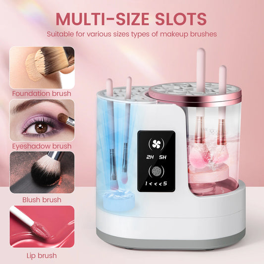 3 IN 1 Electric Cosmetic Brush Cleaner Machine With Dryer