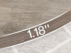 Rustic 47 Inch Round Dining Table