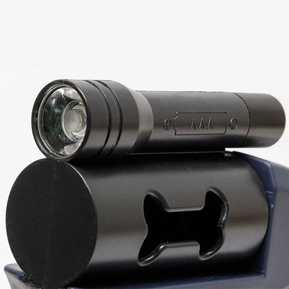 Dual Headed Pet Leash  360 Degree Swivel with LED Light And Retractable
