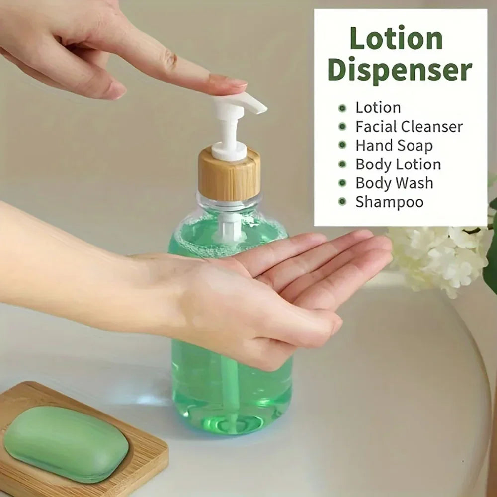 4pcs Bamboo Bathroom Accessories Set