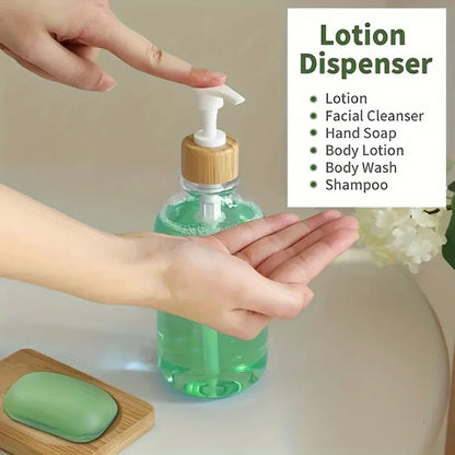 4pcs Bamboo Bathroom Accessories Set