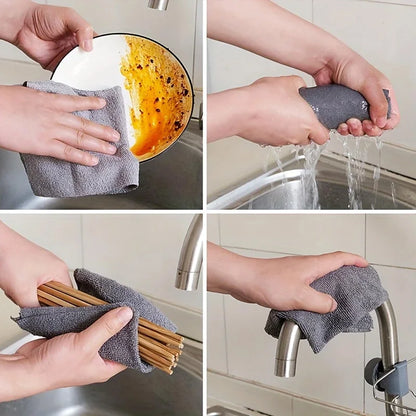 Tear-Off Kitchen Roll 2-Pack - Heavy Duty Reusable Cleaning Cloths