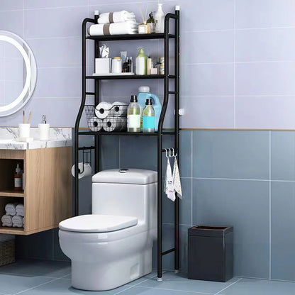 Over Toilet Storage Shelf,2/3-Tier Freestanding with Paper Holder