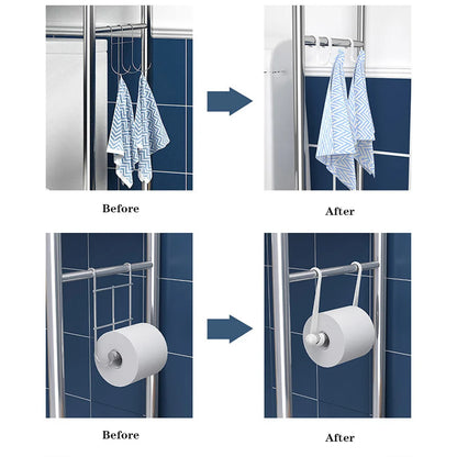 Over Toilet Storage Shelf,2/3-Tier Freestanding with Paper Holder