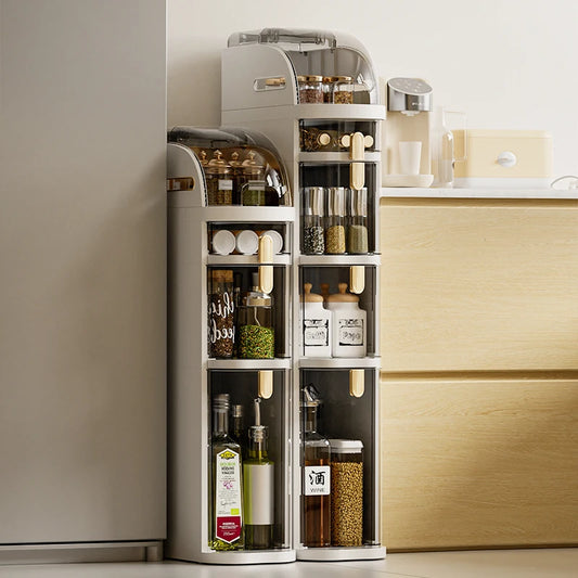 1 Piece Plastic 18Cm Narrow Size Gap Storage Cabinet With Drawer