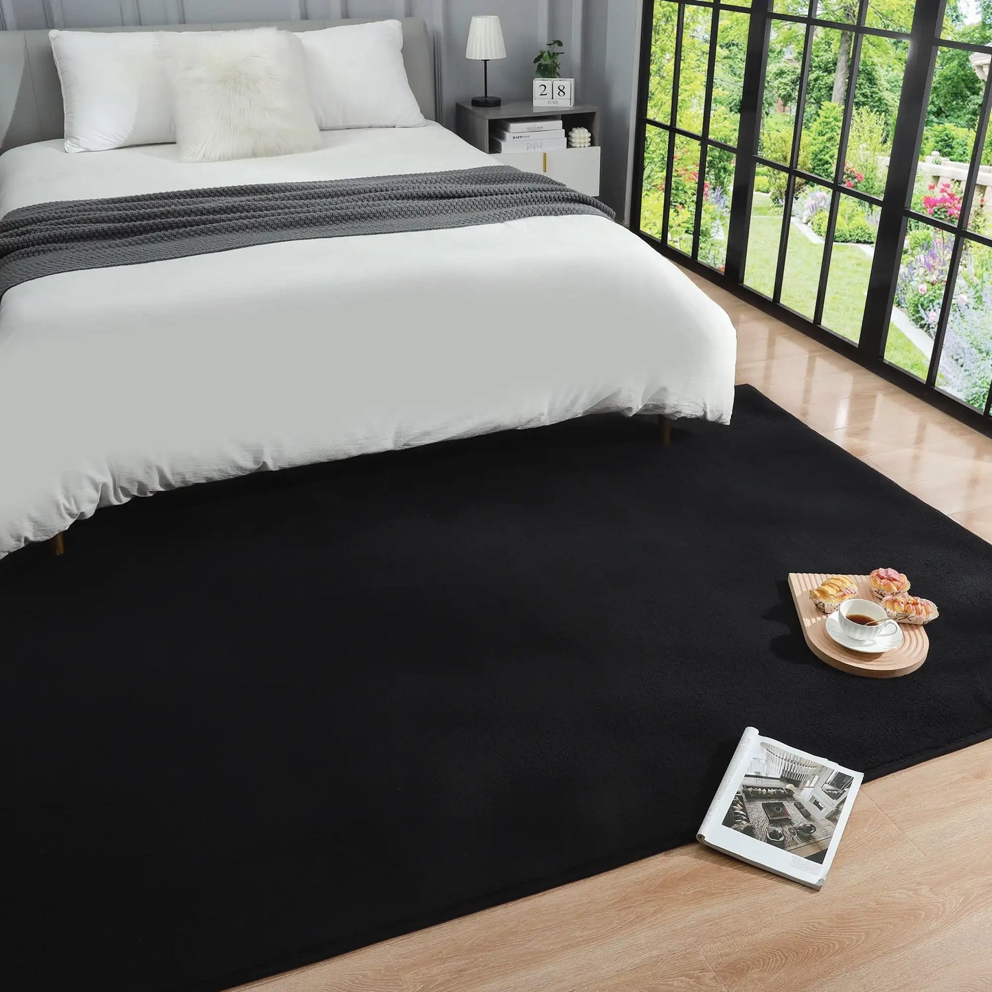 Low Pile Modern Area Rugs, Super Soft Touch, Easy to clean