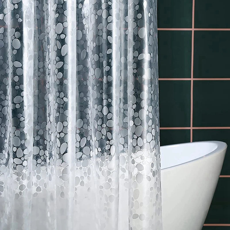 Large Size 1 Piece Shower Curtain Liner Waterproof