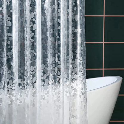 Large Size 1 Piece Shower Curtain Liner Waterproof