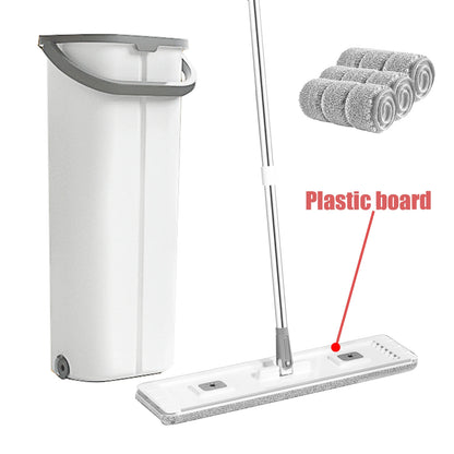 Floor Mop Bucket Separate Clean and Dirty Water