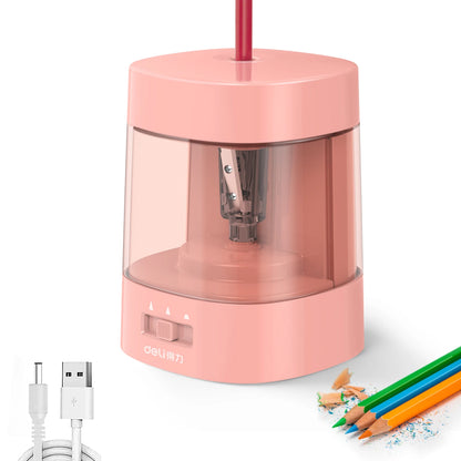 Adjustable Thickness Electric & Battery Operated Pencil Sharpener