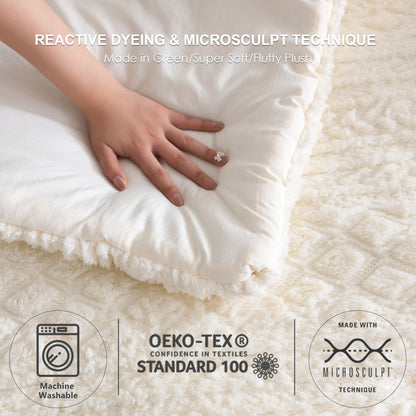 Plush Fleece Sherpa Cotton Fluffy Bed Down Comforter