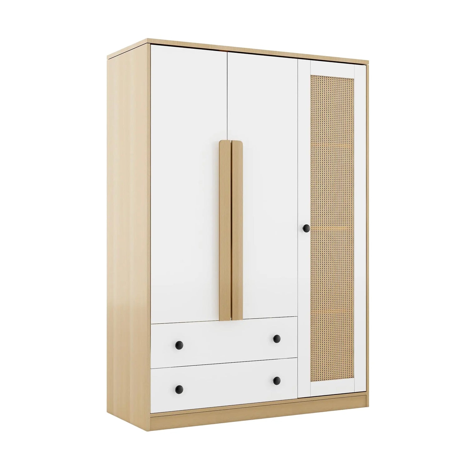 Modern Wardrobe with 2 Drawers and 3 Doors