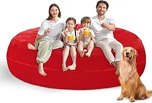 Giant 7FT Soft Velvet Bean Bag Chair