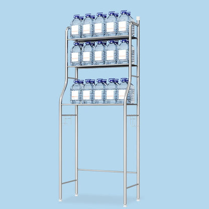 Over Toilet Storage Shelf,2/3-Tier Freestanding with Paper Holder