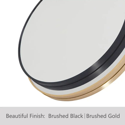 20" Wall Round Vanity Mirror Aluminum Framed