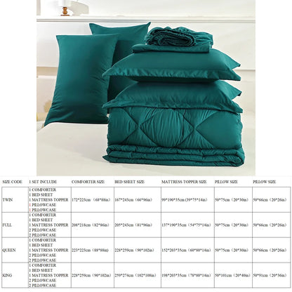 Twin Full Queen King Comforter and Sheet Set