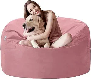 Giant 7FT Soft Velvet Bean Bag Chair