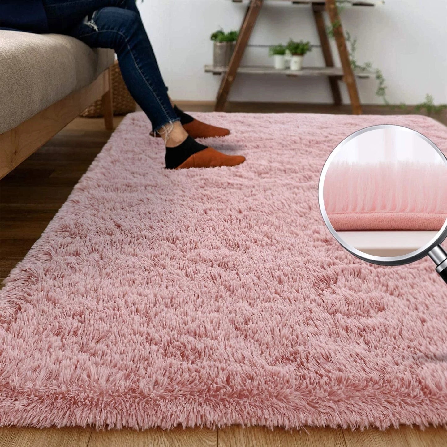 Indoor Plush Soft, Anti-Skid Durable Area Rug