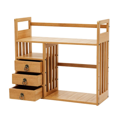 Desktop Organizer Wood with Drawers