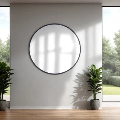 20" Wall Round Vanity Mirror Aluminum Framed