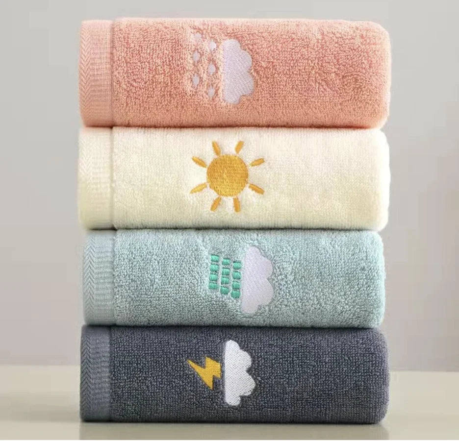 Soft Cotton Hand Towels Set of 4
