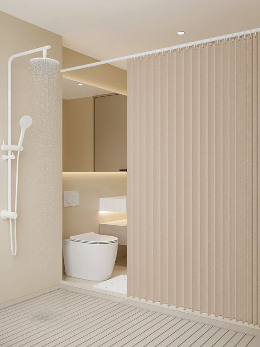 1PC folding shower curtains
