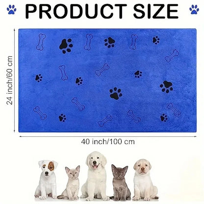 2pcs Soft Microfiber - Quick Dry, Absorbent Pet Bath Towels