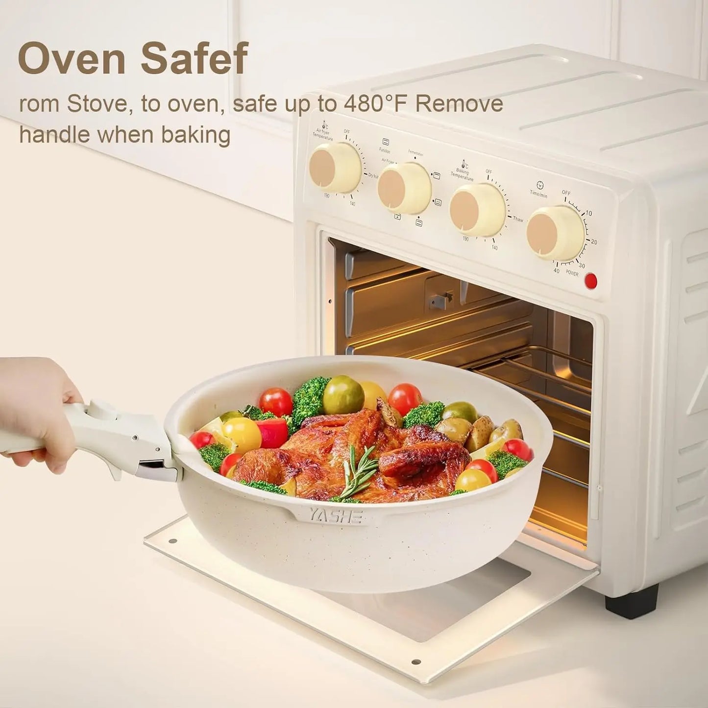 13-Piece Nonstick Granite Cookware Set