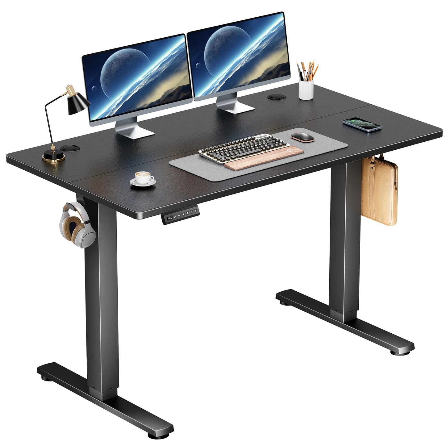 Electric Standing Desk Height Adjustable 40x24 Inch